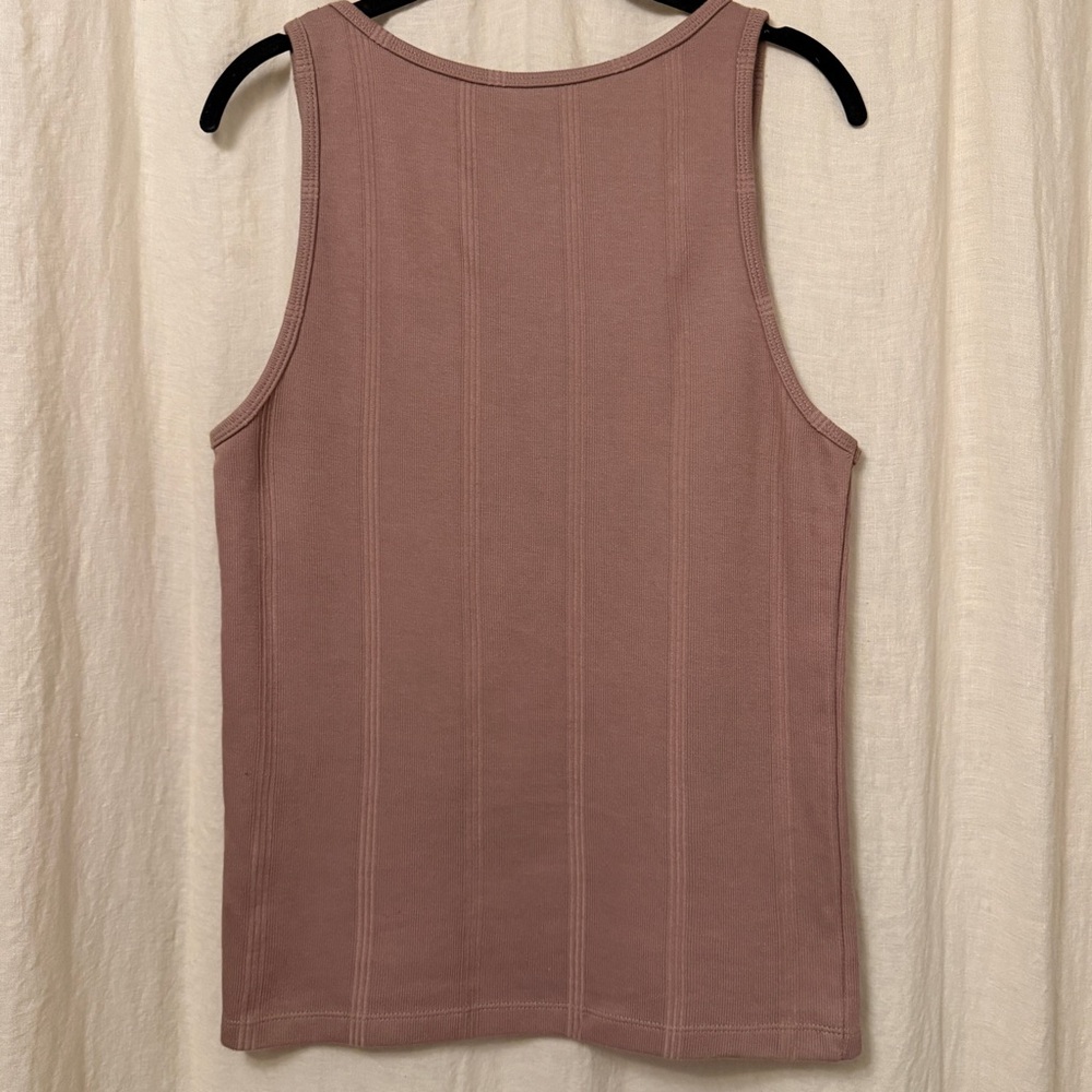 ASOS Rib Stripe Tank Top - Picture 2 of 5